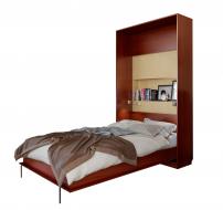 Подъёмная кровать вертикальная с зеркалом 1600 С 312/1 М