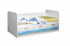 Кровать односпальная 06.223 (Дельфин) 1800