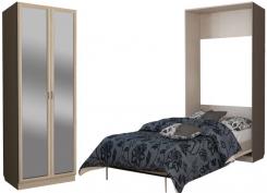 Подъемная кровать вертикальная с зеркалом 900 С 310/1 М