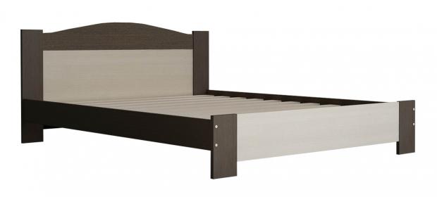 Кровать двуспальная с низкой ножной спинкой на 1600 18.15 - фото №1