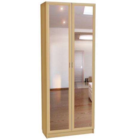 Шкаф для белья 2-х дверный с зеркальными дверями С 205/1 М - фото №1