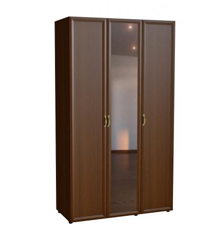 Шкаф 3-х дверный для одежды и белья с зеркалом 6.14 - фото №1