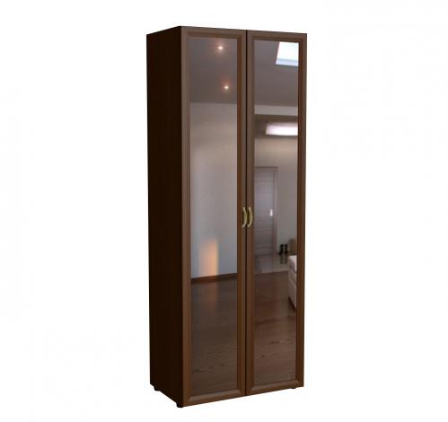 Шкаф 2-х дверный для одежды и белья с зеркалами 6.27 - фото №3