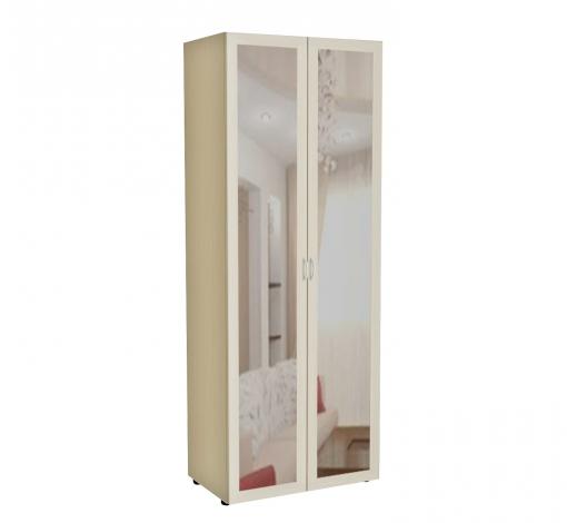 Шкаф 2-х дверный для одежды и белья с зеркалами 6.27 - фото №4