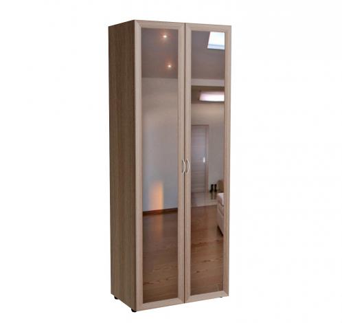 Шкаф 2-х дверный для одежды и белья с зеркалами 6.27 - фото №6