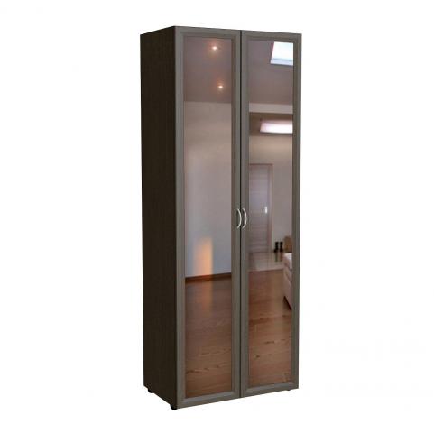 Шкаф 2-х дверный для одежды и белья с зеркалами 6.27 - фото №2