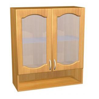 Шкаф навесной с матовым стеклом для кухни П 42/1 - фото №1