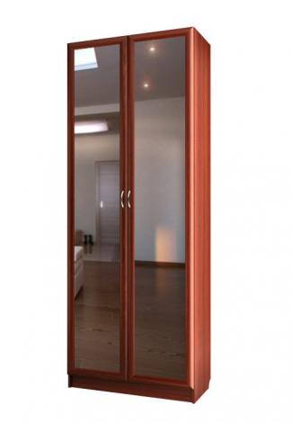 Шкаф для белья 2-х дверный с зеркальными дверями С 205/1 М - фото №5