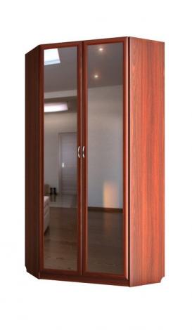 Шкаф угловой 2-х дверный с зеркалами С 242/1 М Валдай - фото №4